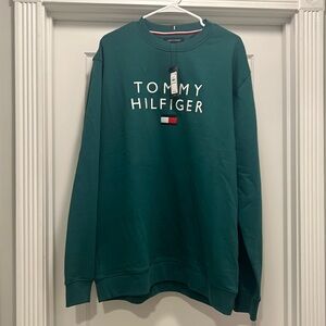 Tommy Hilfiger - Green Crew Neck, NWT, XXL